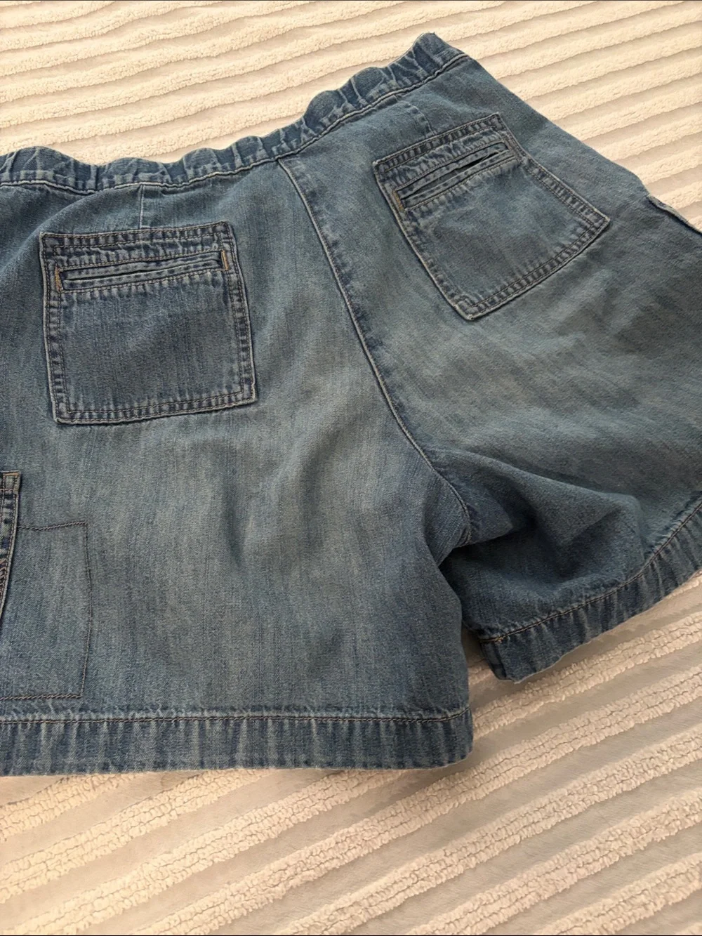 J Jill Denim Cargo Shorts size 8